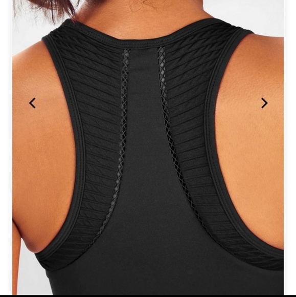 Fabletics Katelyn Medium Impact Sports Bras Sz Medium ⚫ Basic Black Worn 1 or 2x - Picture 3 of 7
